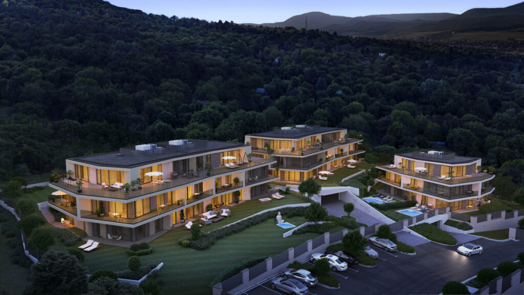 Új építésű modern társasház és ingatlan vásárlás